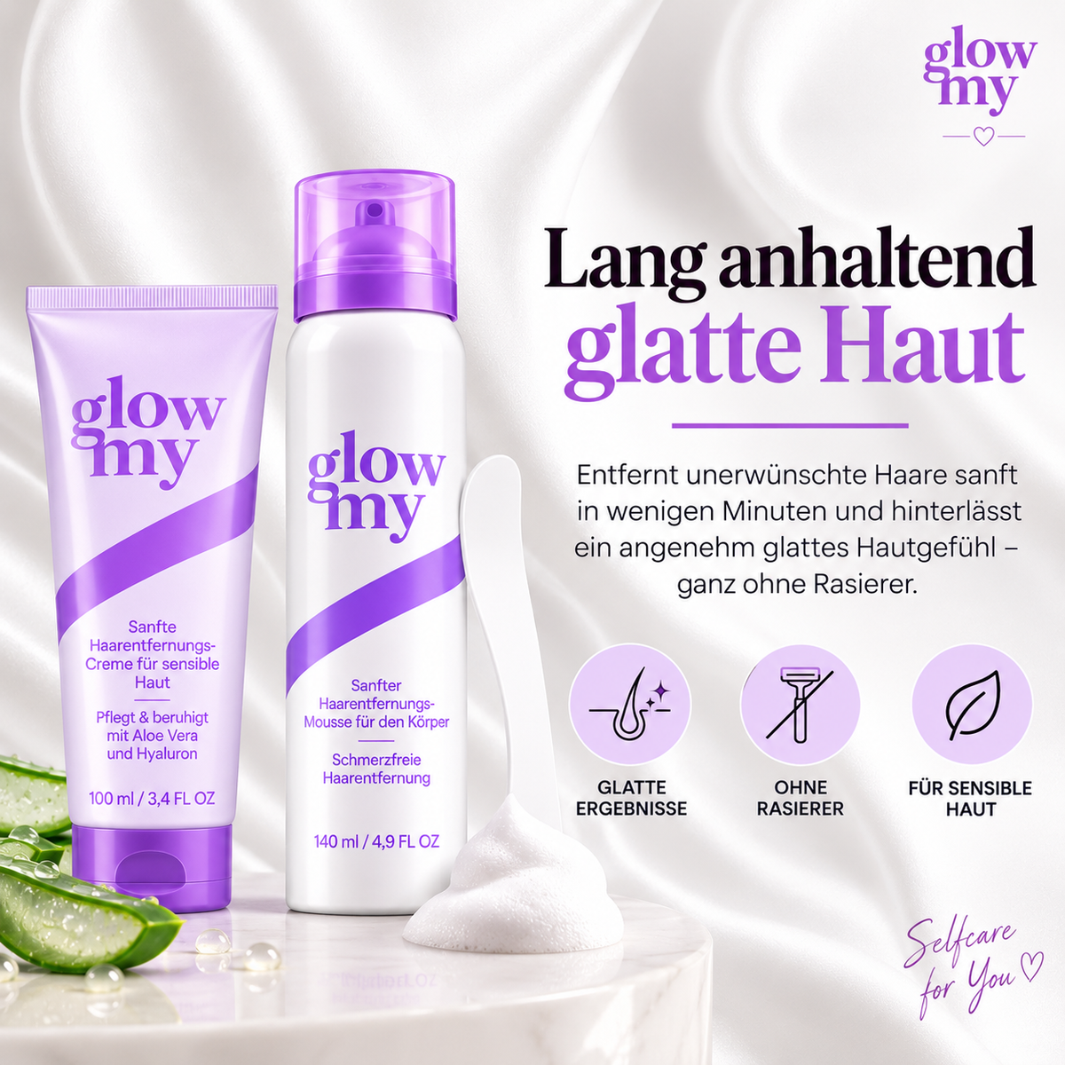 Glow Smooth Kit Enthaarungsset